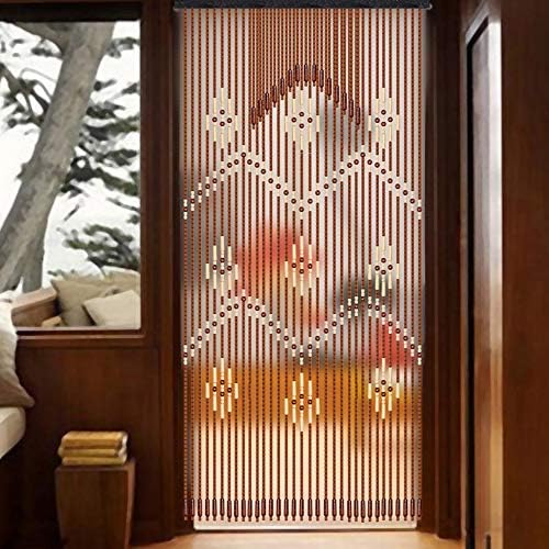 Wooden Bead Curtain for Doorway and Decor