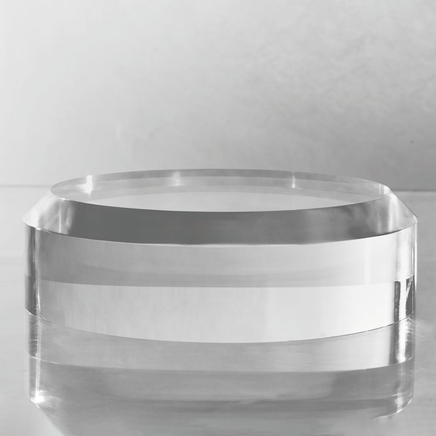 CiaoHER 2in Acrylic Disc Display Pedestal Stand