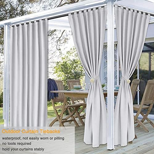 HIASTRA Strong Magnetic Curtain Tiebacks 4 Pack