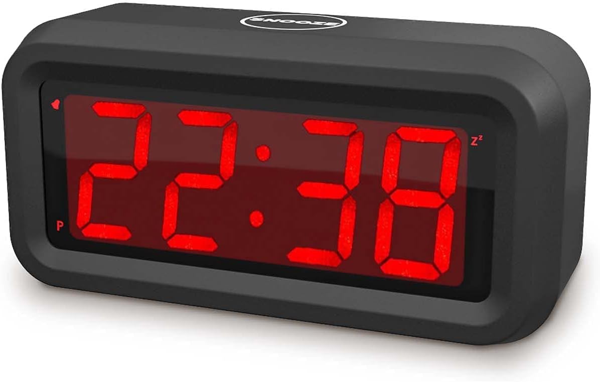 Energy Saving Digital Alarm Clock with LED Display