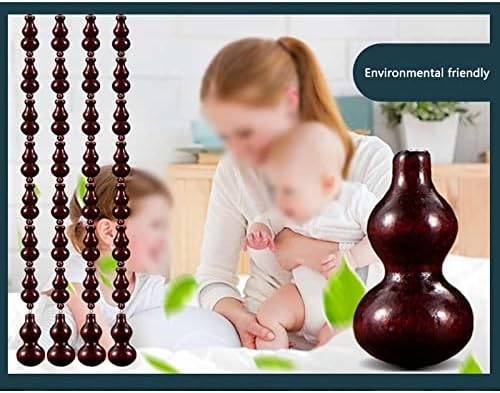 KDDEON Natural Wood Bead Curtain for Doorways and Windows