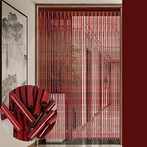 Bamboo Beaded Door Curtain Decorative Panel