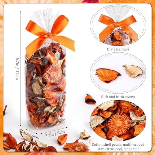 Nuanchu 6 Pcs Fall Citrus Potpourri Bags