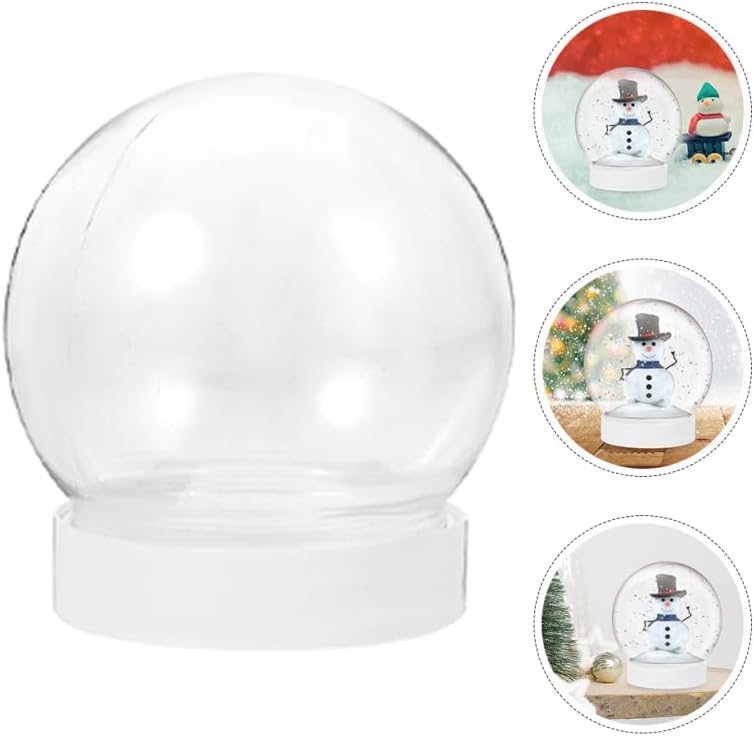 36 Pcs DIY Snow Globe Kit for Winter Decor