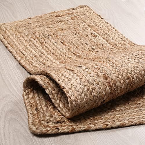 HOMIDATE Natural Jute Table Runner 13x36 Inch