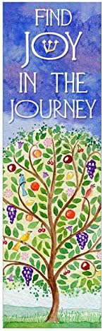 Find Joy in Journey Car Mezuzah with Travelers Prayer Scroll - Hebrew