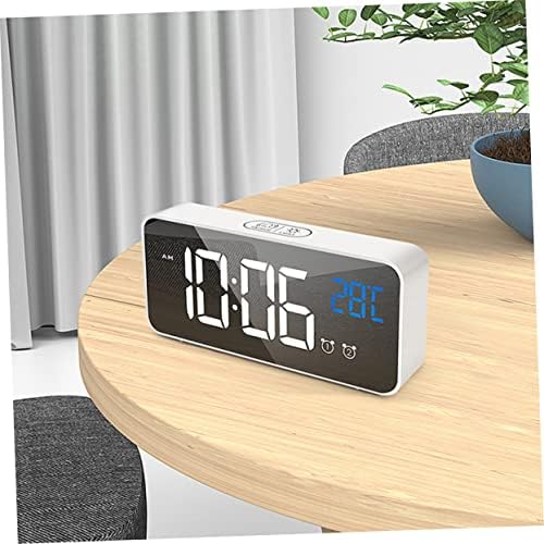 PRETYZOOM Music Charging Alarm Clock with Large Screen for Boys Girls
