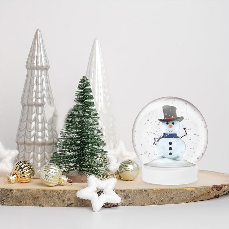 36 Pcs DIY Snow Globe Kit for Winter Decor