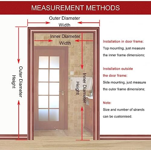 Jolan Bamboo Bead Curtain for Doors 65 Strands