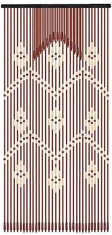 GVILTY Solid Wood Beaded Curtain Door 90x175cm