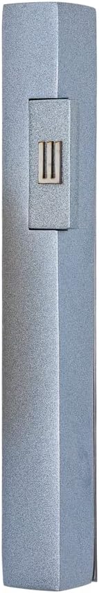 EMANUEL Modern Mezuzah Case with Accent Shin