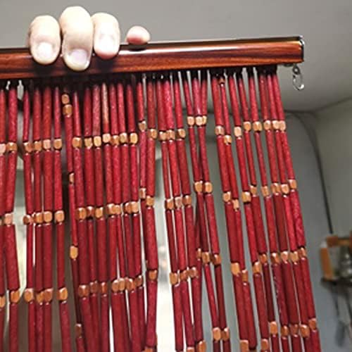 Bamboo Beaded Door Curtain Decorative Panel