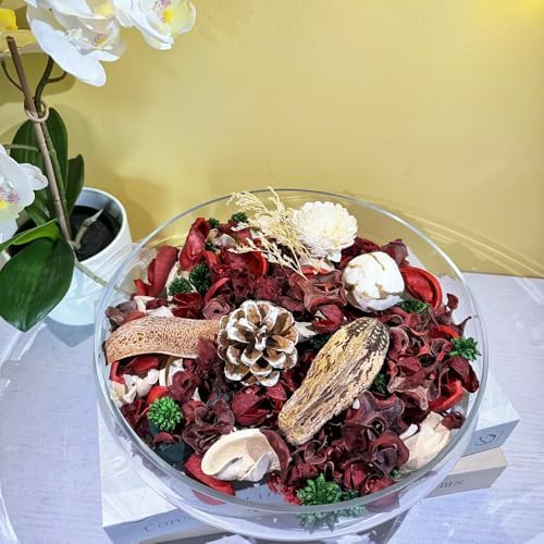 Qingbei Rina Christmas Potpourri Cinnamon Apple Scented Bowl Filler