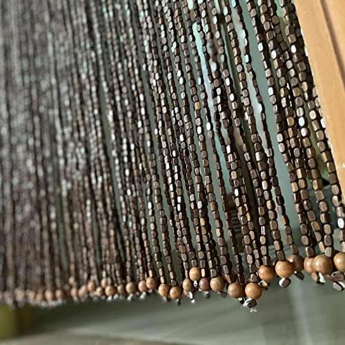 Handcrafted Bamboo Bead Curtain for Doorways and Decor