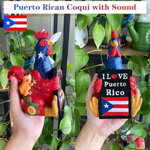 Puerto Rico Coqui Music Box Figurine Boricua Decor