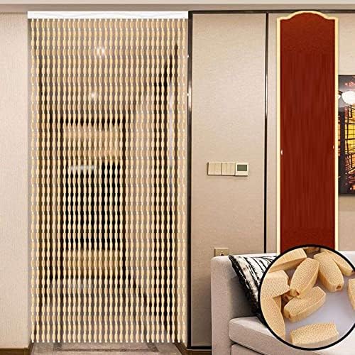 Bamboo Beaded Door Curtain for Privacy and Decor