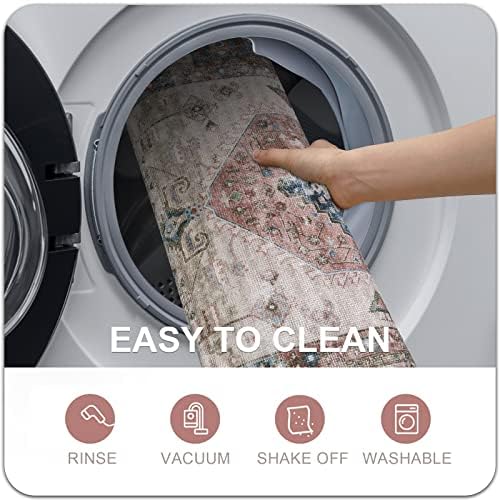 Collive Washable Indoor Doormat 24x36 Non Slip Entry Rug
