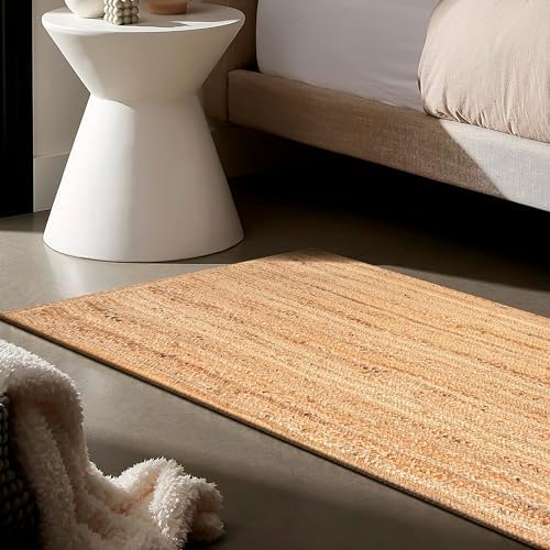 The Beer Valley Natural Jute 2x6 Ft Rug Runner Mat