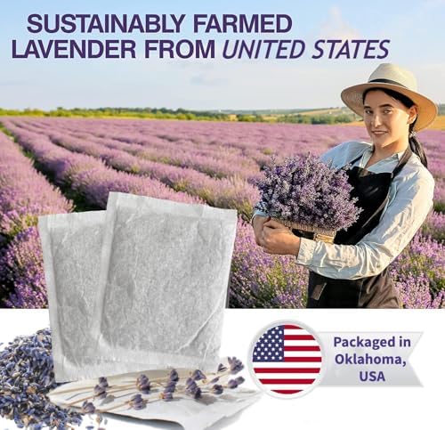 Ultra Essentials Lavender Sachet 6 Pack Natural Fragrance
