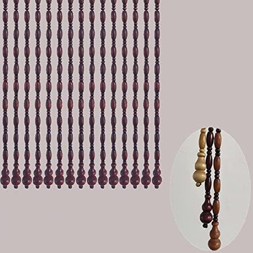 Wooden Beaded Door Curtain for Home Kitchen Room Divider