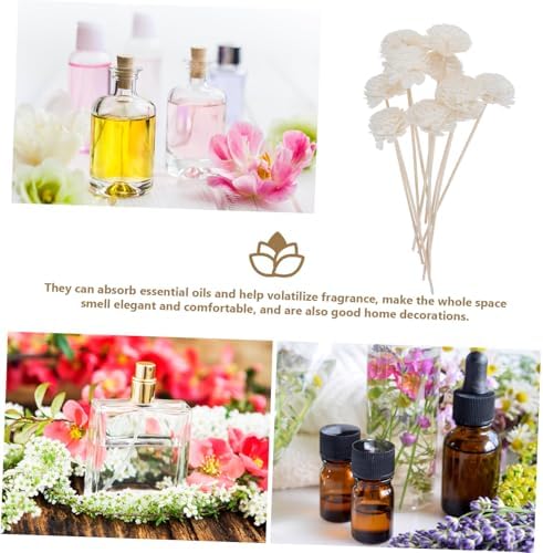 FRCOLOR 10pcs Aroma Diffuser Sticks for Home Fragrance