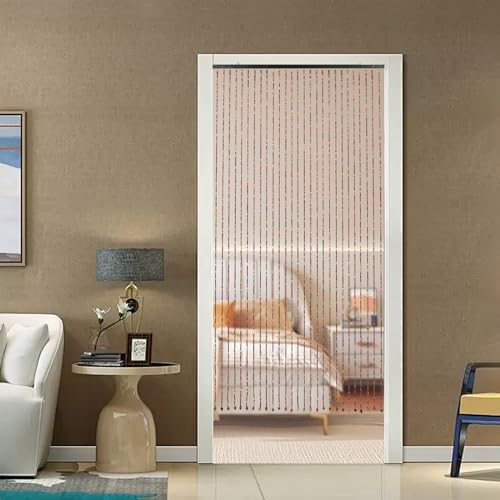 Wood Beaded Curtain for Doorway Room Divider 3543L x 689H