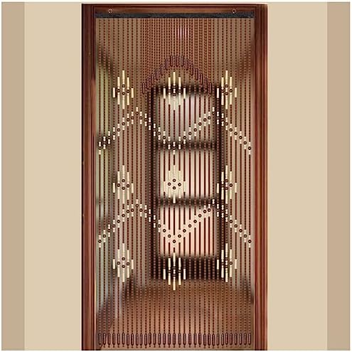 GVILTY Solid Wood Beaded Curtain Door 90x175cm