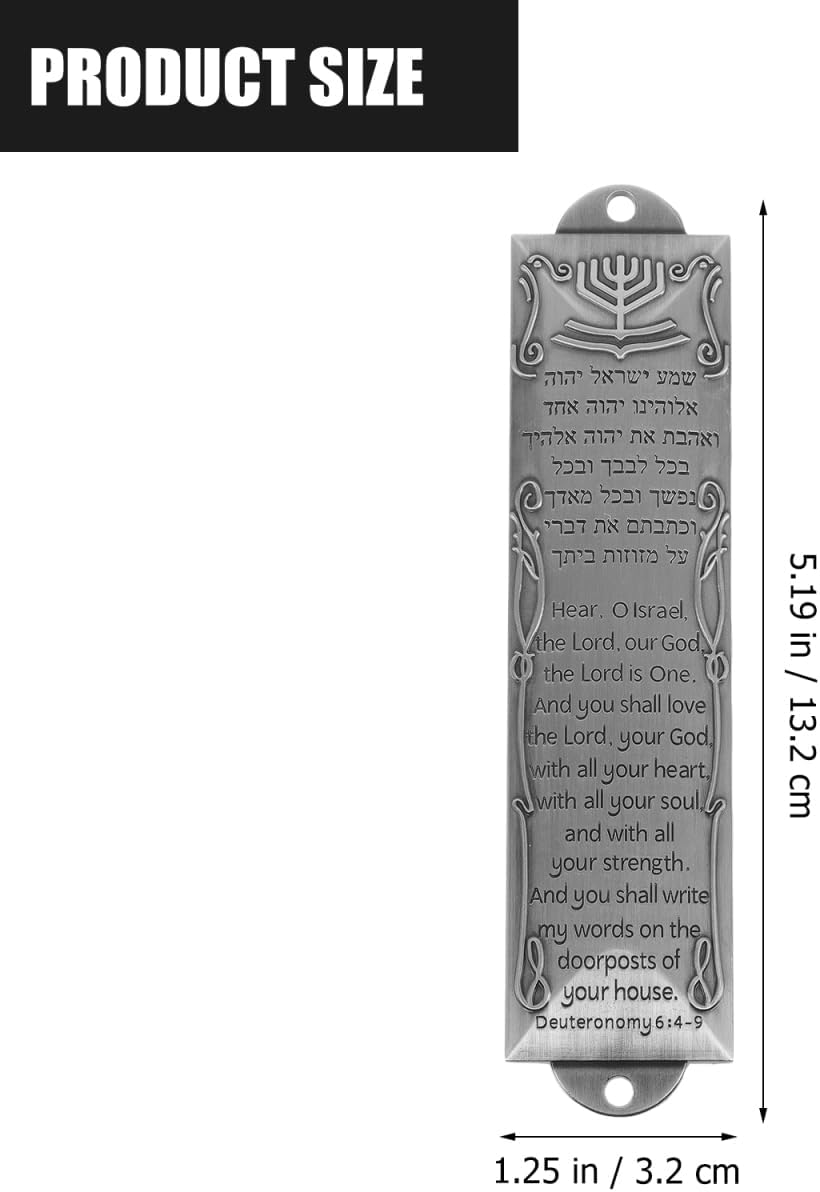 Baluue Mezuzah with Scroll for Front Door