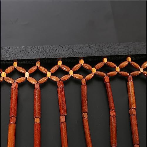 GVILTY Wooden Beaded Curtains 27 Strand Panel