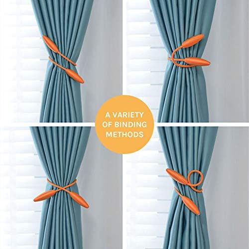 NICEEC 2 Pack DIY Crystal Curtain Holdbacks