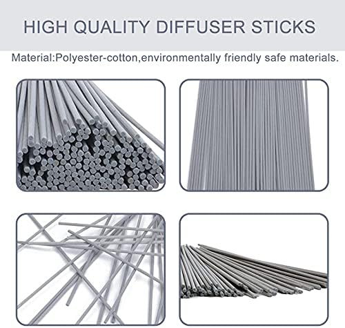 HOSSIAN 50PCS Reed Diffuser Sticks Fragrance Decor