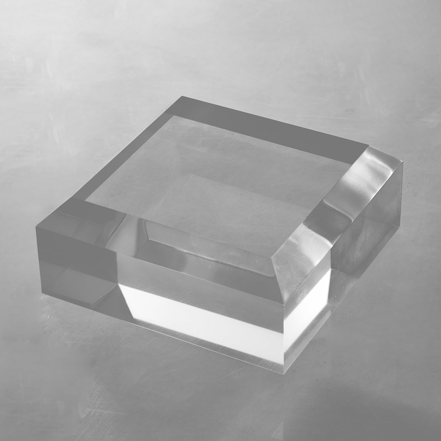 CiaoHER 2in Beveled Acrylic Display Pedestal Stand
