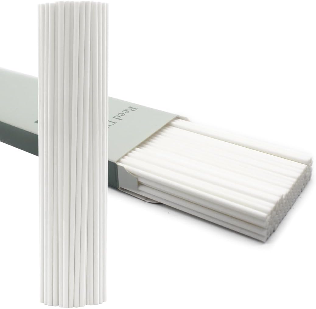 100PCS Thick Reed Diffuser Sticks 10 Inch White