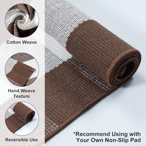 Collive Buffalo Plaid Checkered Outdoor Rug