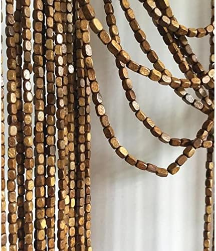 Bamboo Beaded Door Curtain with Customizable Strands