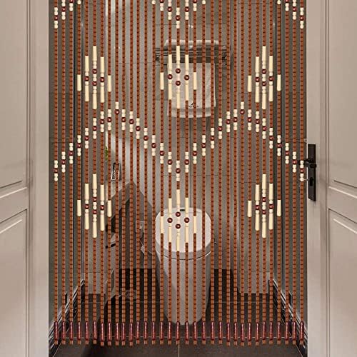 DYRABREST Bamboo Beaded Curtain for Doorway Entrance