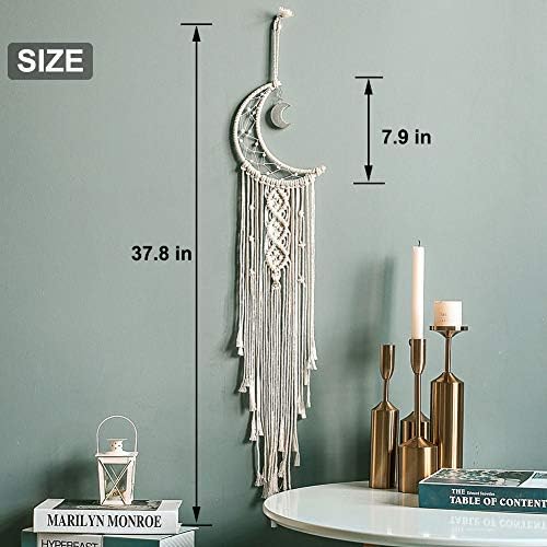 MOONFLY Dream Catcher with Moon Star Woven Wall Hanging Decoration