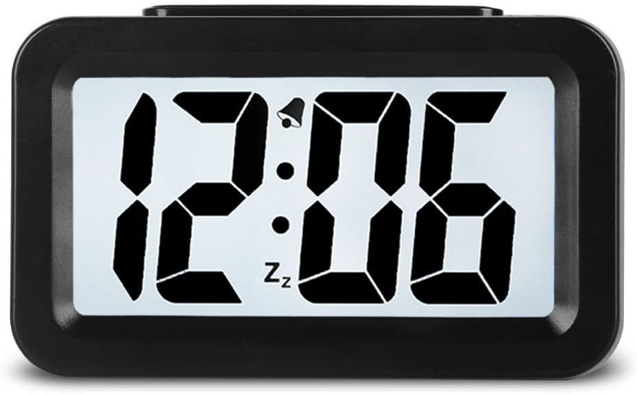 Hense Nightlight Alarm Clock with Adjustable Light