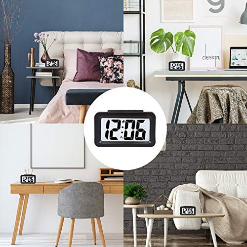 Hense Nightlight Alarm Clock with Adjustable Light
