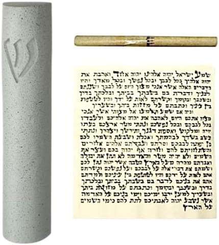 Made in Israel Mezuzah with Scroll for Door