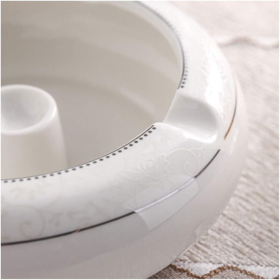 Round Ceramic Ashtray 55 Inch Home Decor Accent