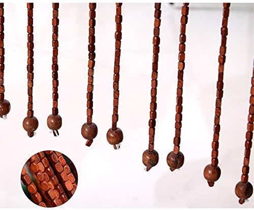 Wood Beaded Curtain for Doorway and Window Decor