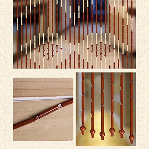 Bamboo Wood Bead Curtain with 27 Lines