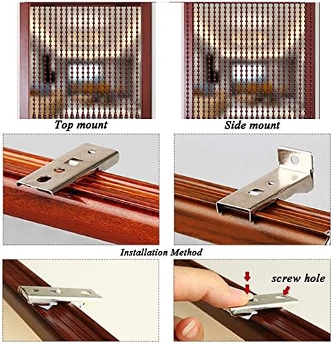 Bamboo Beaded Curtain for Doorways and Decor