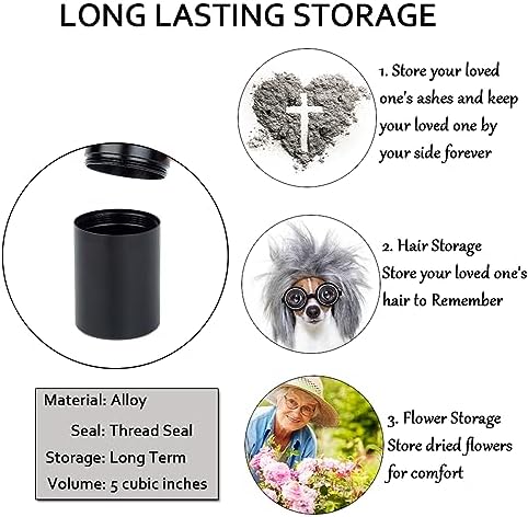 IFOLAINA Small Cremation Urn for Human Ashes Fishing in Heaven Crystal Keepsake