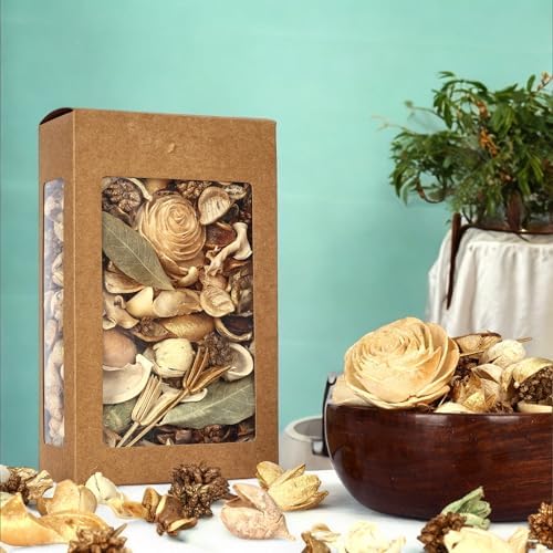 Natriel Citronella Potpourri Natural Dried Flowers Seeds 180gm Home Fragrance Box Gold