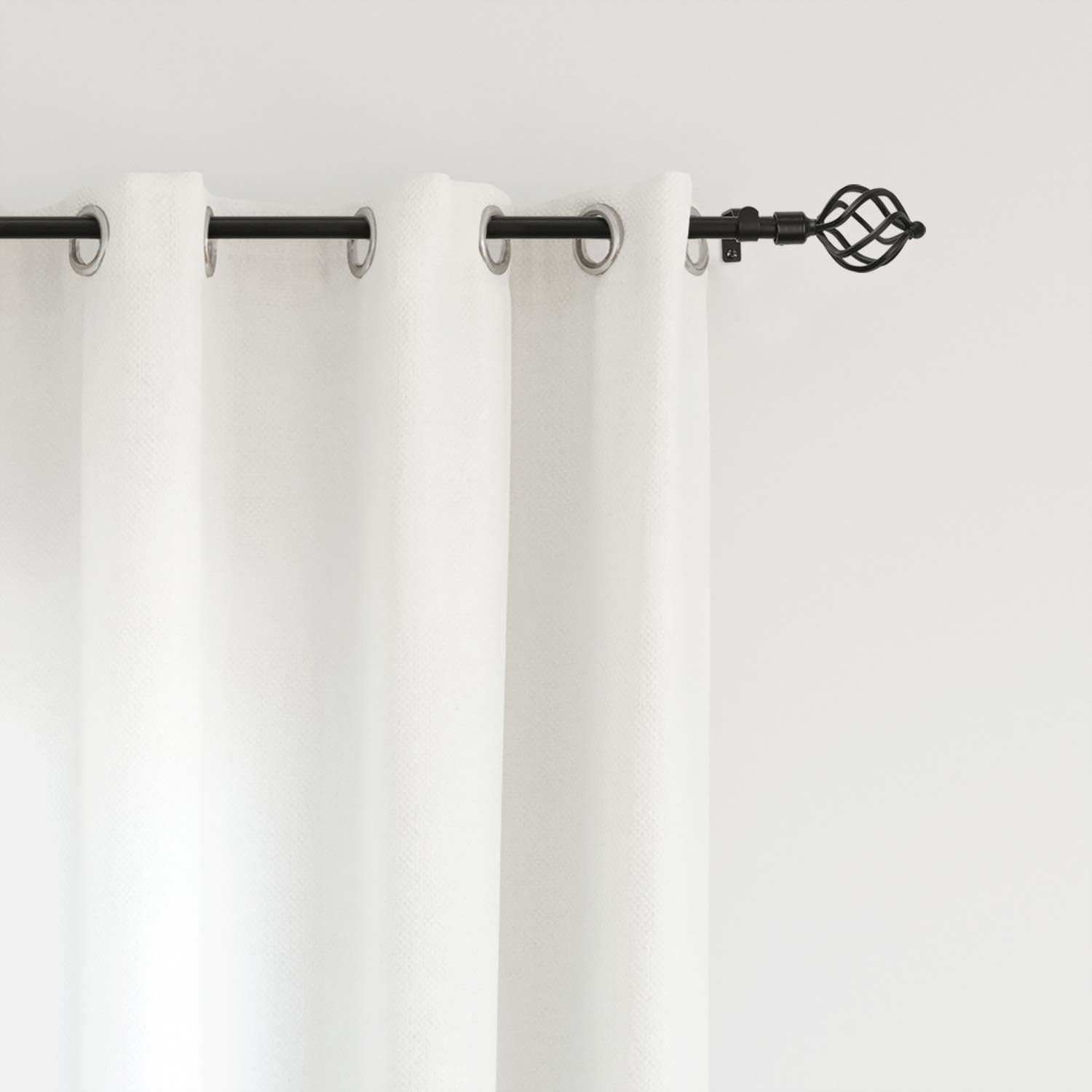 CHICOLOGY Modern Farmhouse Curtain Rod 24-48 Inch Set