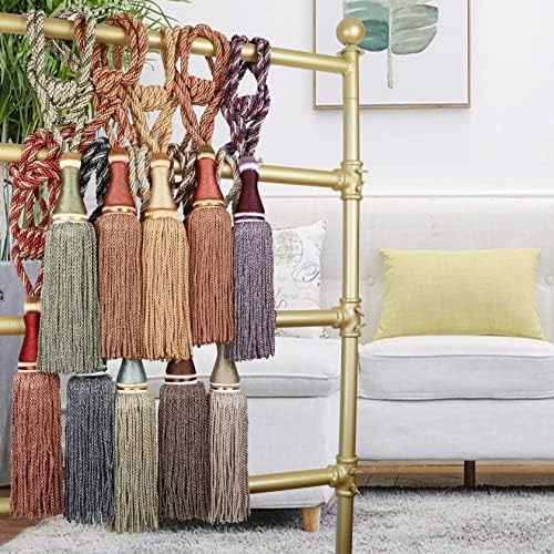 2 Pack Large Tassel Curtain Tiebacks Luxury Style Home Decor