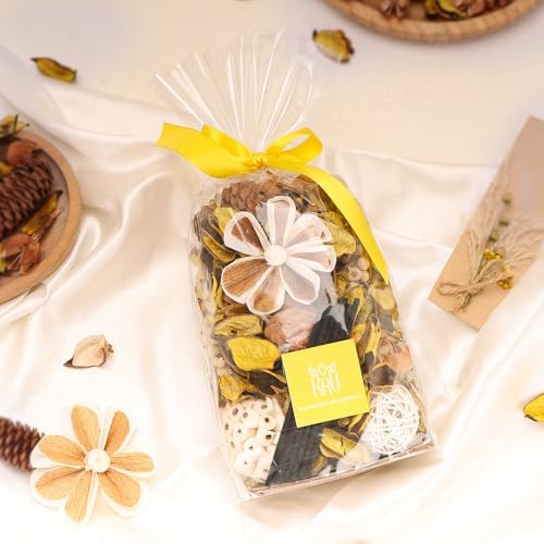 KAV Spring Dried Flower Potpourri Mix Yellow