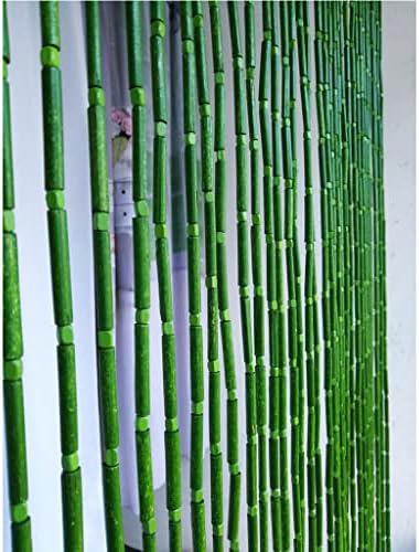 Bamboo Wood Bead Curtain for Doorways and Room Dividers